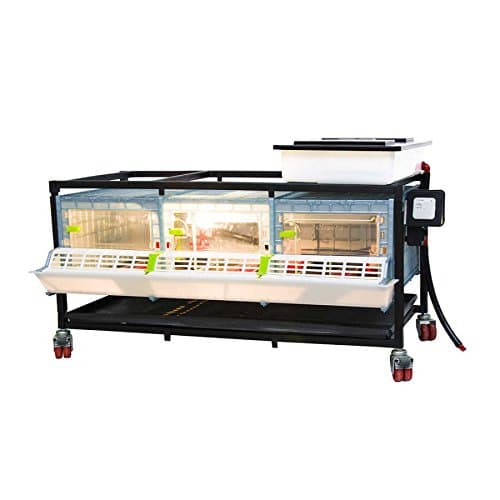 Chicken & Quail Brooder Chick Cage, Poultry Brooder, Comfortplast PVC Cages, Patented Design