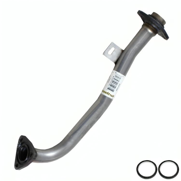 Stainless Steel Northeastern Exhaust-Front Exhaust Pipe Fits 1996-2000 Honda Civic 1.6L Except Japanese Built-Includes Gaskets