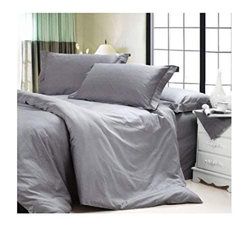 COT PRINTS 300 TC Hotel Quality 100% Cotton Satin Super King Size Double Bed Sheet Set (1 Sheet and 2 Pillow Covers)(Satin)(90 Inches x 108 Inches)