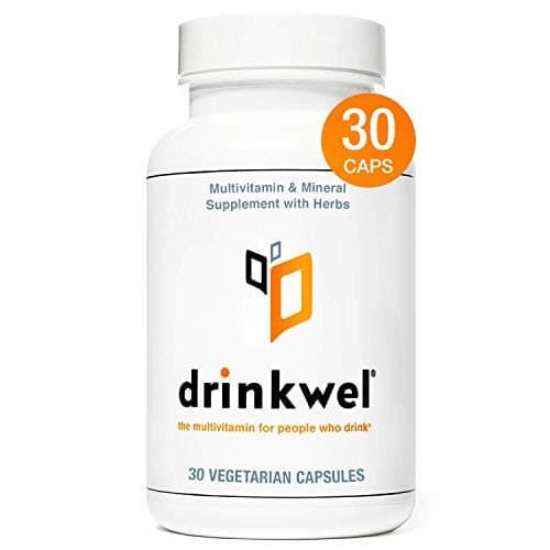 Drinkwel Premium Multivitamin Supplement - 30 Capsules - Morning Recovery, Liver Cleanse, Detox, Immune Support- Milk Thistle, N-Acetyl Cysteine (NAC), Vitamin C, Zinc, Magnesium