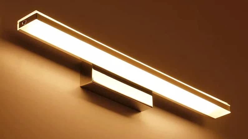 Groeien LED Vanity Wall Light 18 Inch 15W Golden for Bathroom Mirror, Warm White