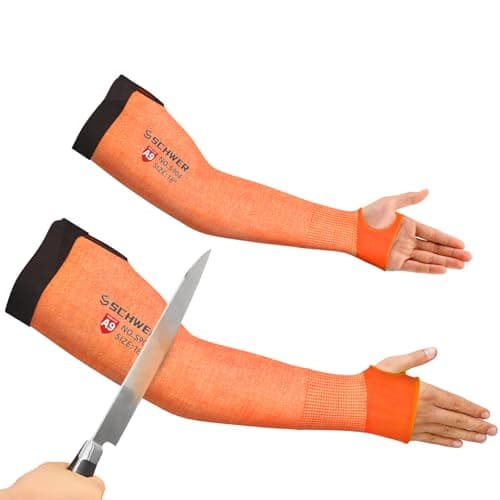 Schwer AIR-SKIN Arm Sleeves for Thin Skin and Bruising ANSI A6 Cut Resistant