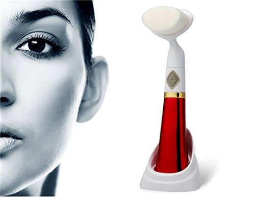 MEI BAI MB-6 Home Beauty Cleansing Massager Brush Electric Facial Washing Machine (Red) by Preciastore