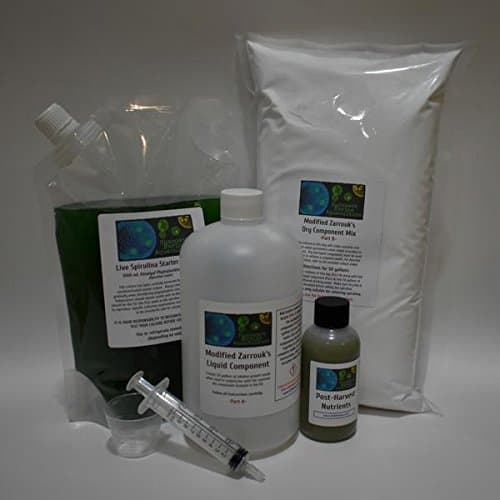 Large-Scale Spirulina Growth Kit: Complete Media Mix & Starter Culture (50 Gallons)