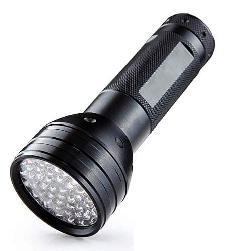 UV Flashlight Fubosi UV Black light Flashlights 100 LED 395 nm Ultraviolet Blacklight Pet Urine Detector for Dog Cat Urine, Dry Stains, Bed Bugs, Scorpions, Pet Odor Eliminator (51 LEDs)