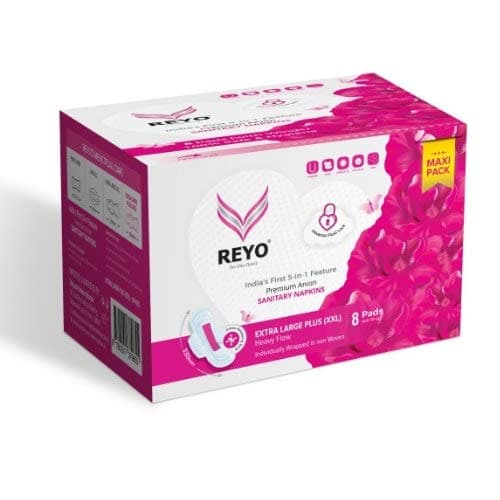 Lady Anion Reyo Superior Quality Sanitary Napkin(330 mm- 7 Pads) Pack of 2