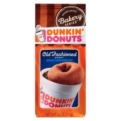 Dunkin Donuts Ground Coffee. (Pack of 2) (Old Fashioned Donut)