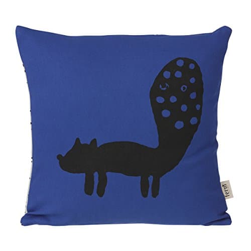 Ferm Living KIDS 7562 Silhouette Fox Cushion - 30 x 30 cm.