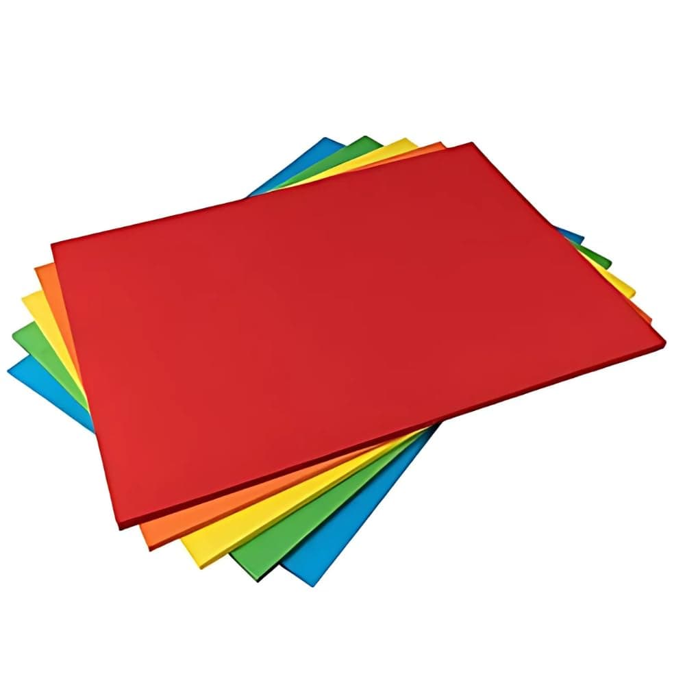 Hawksbill Paper 160GSM Multi-Purpose Rainbow Coloured Card – 50 Pack of Thick, Premium, Bright Printer A4 Paper – Copier Paper for Home, Office & Stationery Use