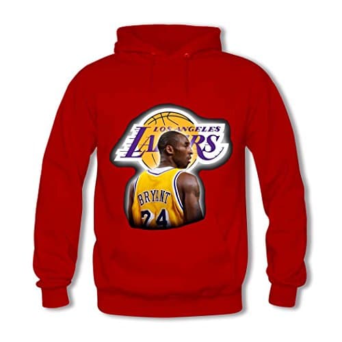 LBJY Fashion Kids Kobe Bryant classic Cotton Hoodie Sweatshirt Large/9Y-10Y Red