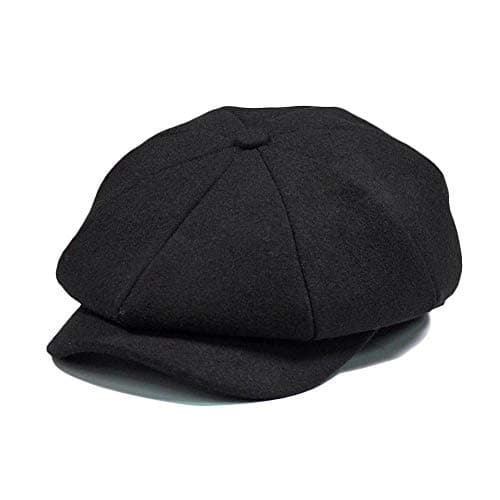 Mens Newsboy Flat Cap Tommy Shelby Peaky Gatsby Baker Boy Hat Blinders Herringbone