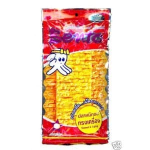 10x Bento Squid Seafood Snack Sweet & Spicy Food Made in Thailand