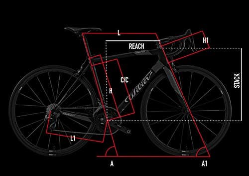 Wilier Zero.7 Ultra Light Carbon Fiber Road Racing Frameset Black Red - XL