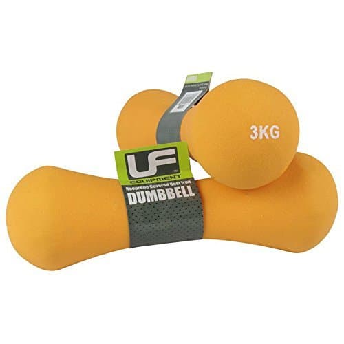 Urban Fitness Equipment Cast Iron Neoprene Covered Bone Dumbbells