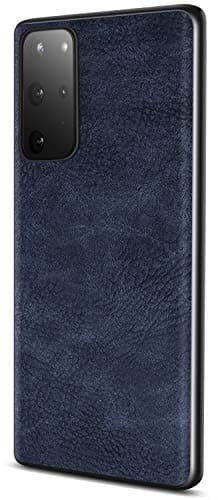 Salawat Galaxy S20 Plus Case, Slim PU Leather Vintage Shockproof Phone Case Cover Lightweight Soft TPU Bumper Hard PC Hybrid Protective Case for Samsung Galaxy S20 Plus 6.7inch 2020 (Blue)
