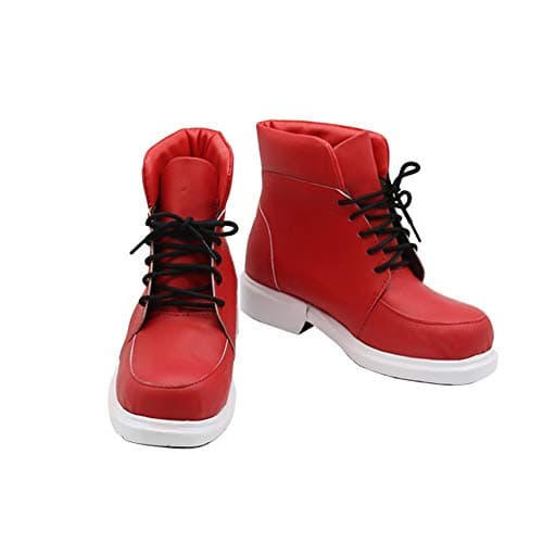 Women Izuku Midoriya Cosplay Red Lace Shoes