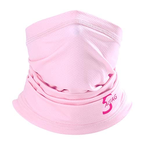 SAITAG Neck Gaiter Sun Protection Breathable Elastic Face Scarf Mask for Hot Summer Cycling Hiking Fishing