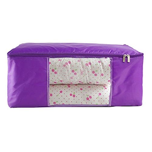 APAS Jumbo See-through Oxford Quilt Bag Waterproof Foldable Wardrobe Organizer Clothing Toys Laundry Storage Bags Space-saving Boxes