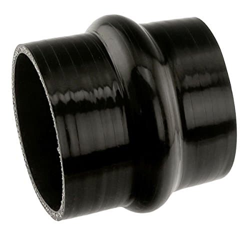 Pegasus SHH90-BLACK, Black Silicone Hump Hose, 3 1/2 inch ID (no logo)
