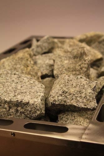 Stainless Steel Sauna Heater 4,5/6 /9 Kw Complete with Saunasteinen with/Without Thermostat - Thermostat, 6 kW Heizleistung