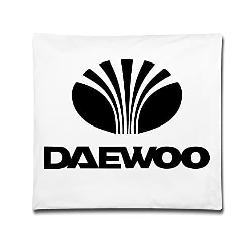 Daewoo Logo 18 X18 Inch Pillow Cushion Cover White