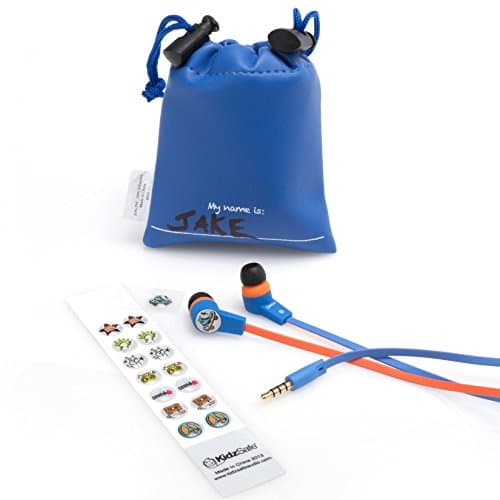 SMS Audio KidzSafe D.I.Y. Boys Earbuds, Blue