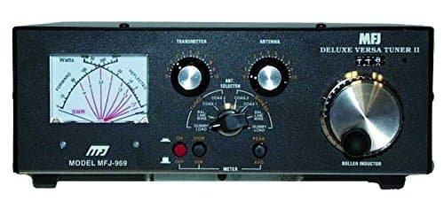 MFJ-969 Amateur Radio Deluxe HF Antenna Tuner w/Built-in 4:1 Balun 300W 6-160 Meters