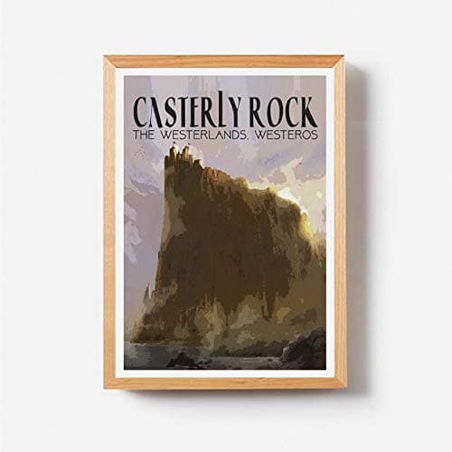 Gadgets Wrap Game of Thrones Travel Posters Sticker Prints, Winterfell, King's Landing, Dragonstone, Got Art Painting Home Wall Art Décor