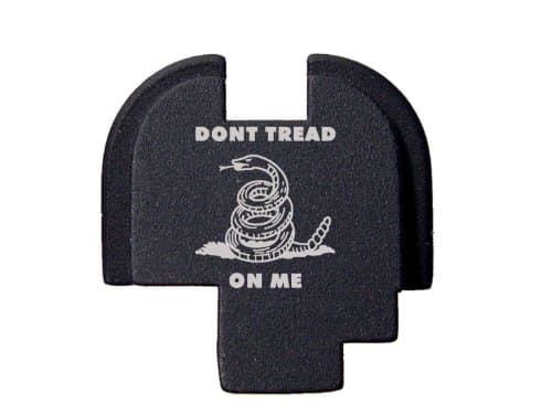 Fixxxer LLC Slide Cover Plate for Springfield Armory XDs, Don't Tread on Me Design