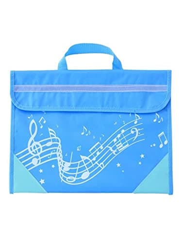 Wavy Stave Music Bag - Light Blue