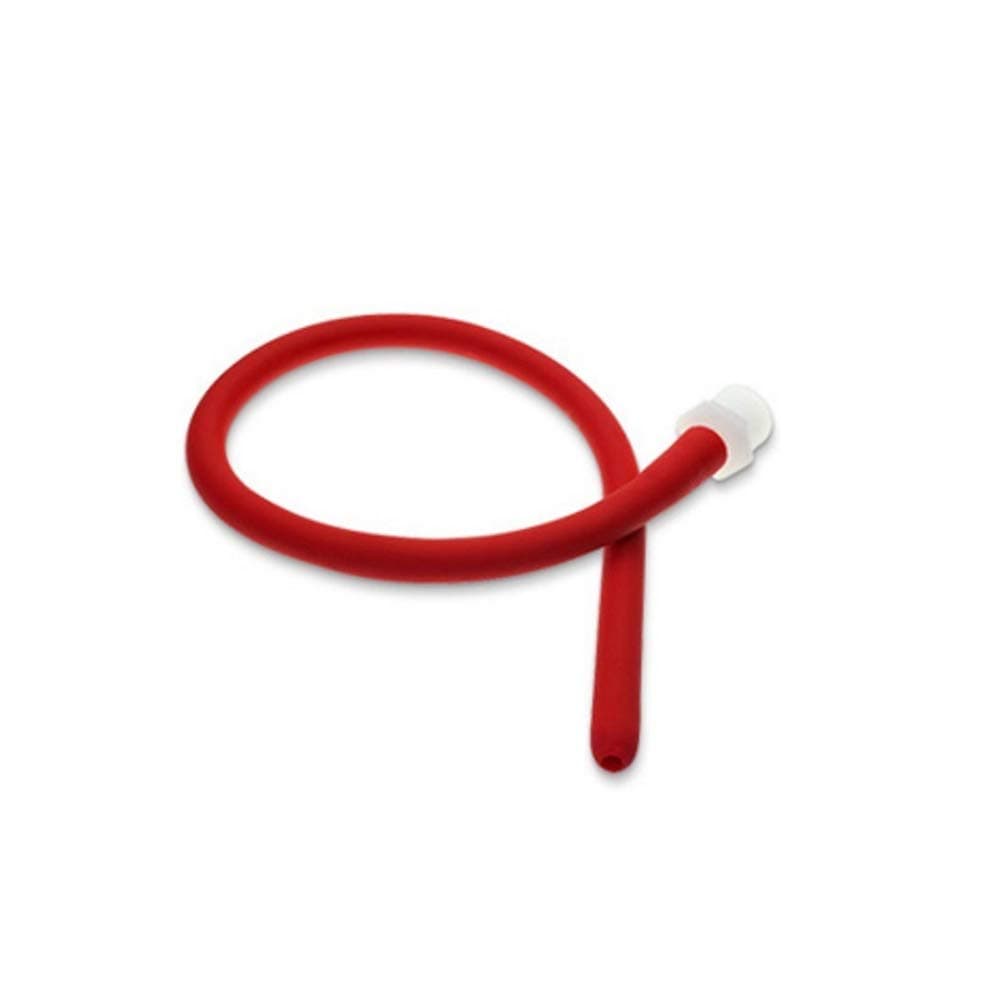 xinYxzR Long Silicone Nozzle Enema Tube Cleaning Cleaner Douche Soft Safety 50/100/150cm Red 150cm