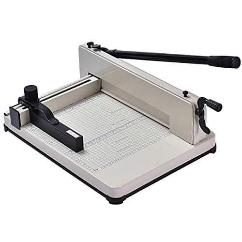 PNPGlobal Paper Cutter Guillotine Trimmer Cutting Machine Heavy Duty 400 Sheets 12 Inch A4