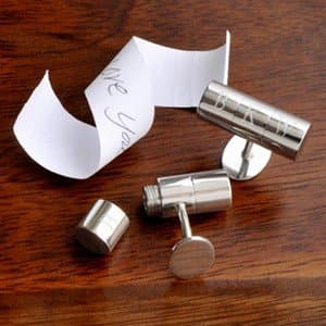 JDS Gifts Personalized Secret Agent Cufflinks