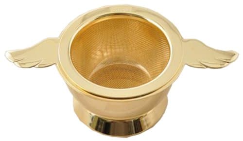 Takakuwa Metal Angel Tea Strainer, Gold