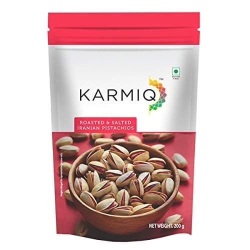 Karmiq Roasted and Salted Irani Pista, 200g