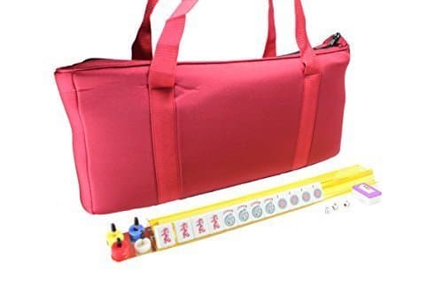 Brand New American Mahjong Set in Burgundy Bag , 166 Tiles(mah Jong Mah Jongg Mahjongg)