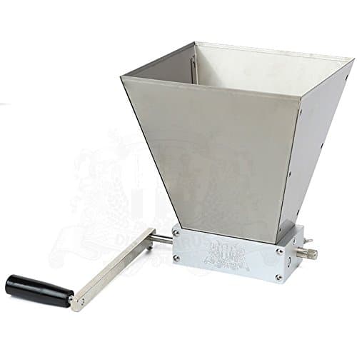Newest Stainless 2-Roller Barley Malt Mill Grain Grinder Crusher for Homebrew