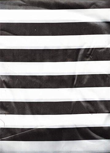 Silk Taffeta one inch Stripes 54"~White/Charcoal Grey TAF S#12[1]