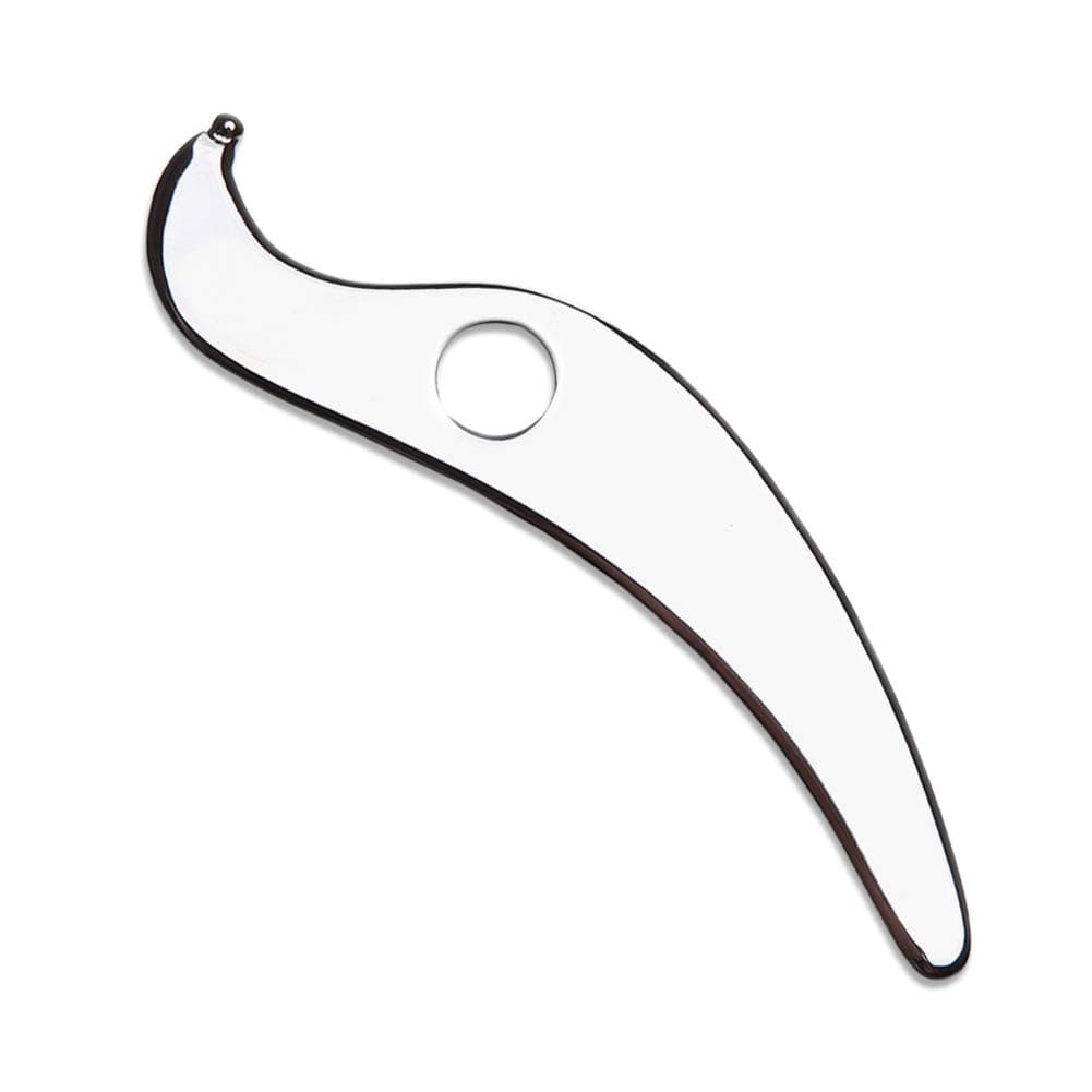 Gua Sha Tool - Medical Grade Stainless Steel Scraping Massage Tool, IASTM Tool for Relaxing Soft Tissue, Reduce Head, Neck, Back Pain
