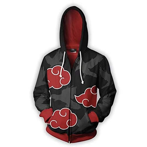 Naruto Sweater / Naruto Jacket Hooded School Uniform / cosplay Naruto Casual Hoodie - 3D Pullover Apparel