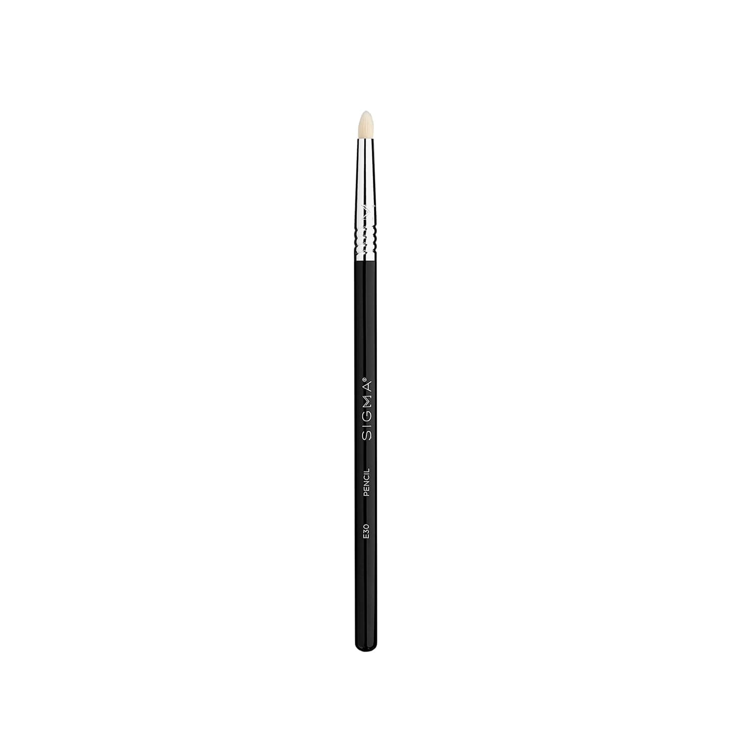 Professional E30 Pencil Brush – Pencil Applicator Makeup Brush with Synthetic SigmaTech® Fibers for Flawless Eye Makeup, EyeBrush for Highlighting, Lining, Smudging & Blending (1 Brush)