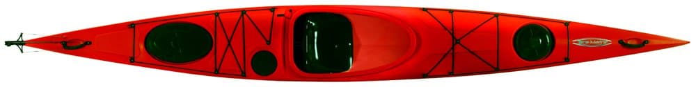 Lifestyle 500 PE Rudder Sit-in Recreational Kayak, Red