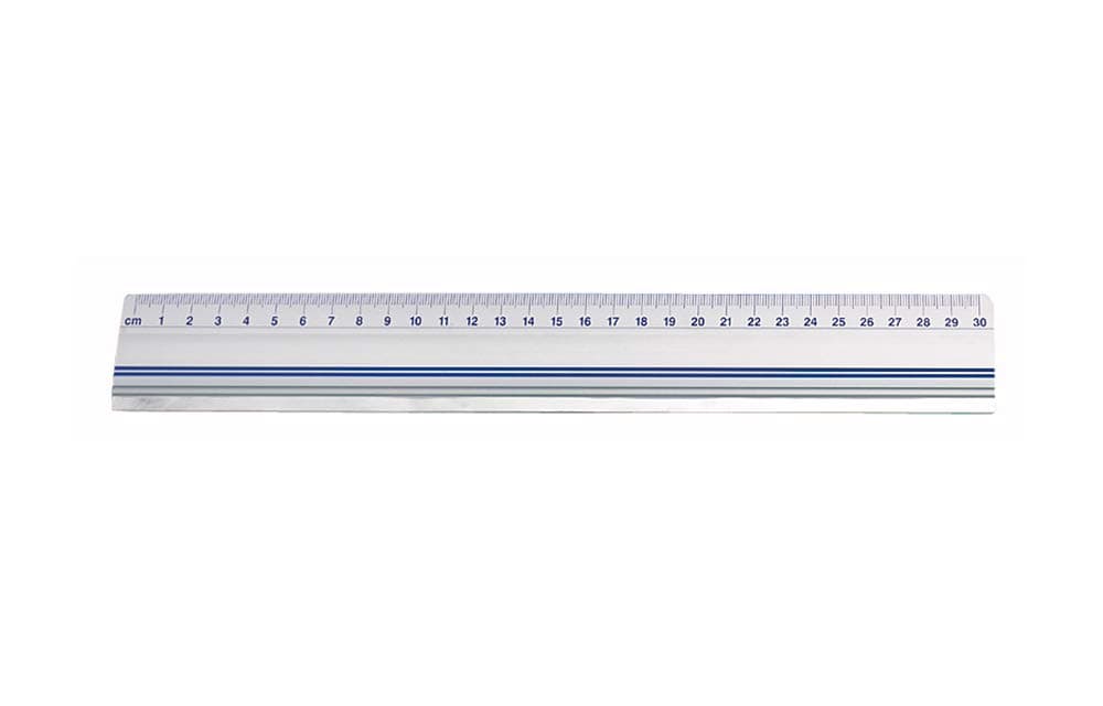 Wedo 52 5430 Aluminium Cutting Ruler 30 cm