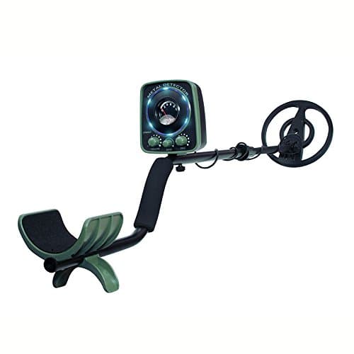 Qwest LED 50" Metal Detector Kit w/Shovel Scoop Treasure Hunter Waterproof Coil, Lightweight Waterproof Coil Sensitive Search Gold Digger Hunter