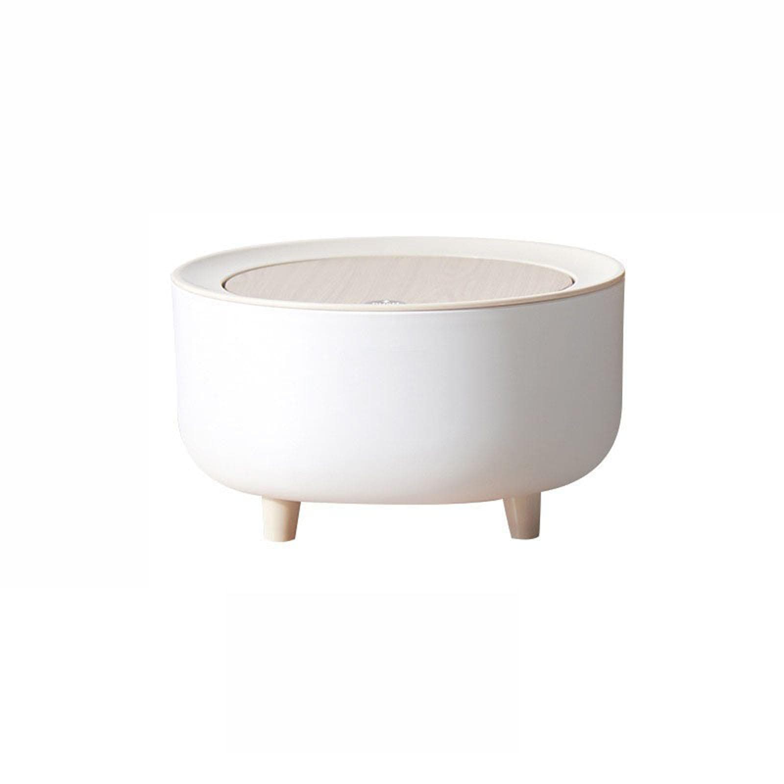 Rayyan Mini Desktop Trash Can, Tiny Trash Can with Lid for Desk, Plastic Mini Countertop Trash Can for Desktop, Office and Coffee Bar, 0.5 Gallon