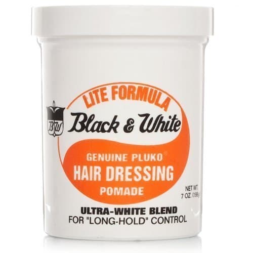 Black & White Genuine Pluko Hair Dressing Pomade lift formula 200 ml