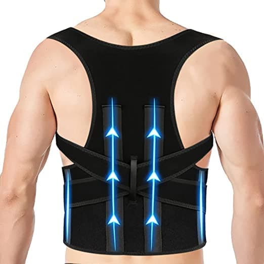 NIHARIKA™ Extreme Posture Corrector for Women and Men | Dual Metallic Plate at Back Brace Straightener Shoulder Upright Support Trainer for Body Correction and Neck Pain Relief