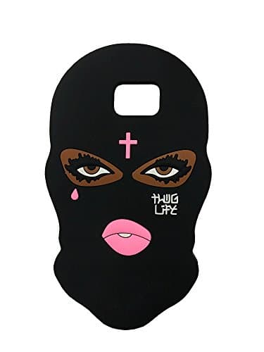Galaxy Note 8 Case VERYLULU 3D Cute Cartoon Thug Life Big Eyes Woman Face Masked Teared Girl Jesus Christian Cross Coque Protective Soft Silicone Gel Back Cover Case for Samsung Galaxy Note 8 (2017)