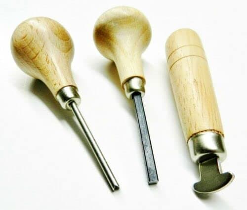 JTS Stone Setting Tools Set of 3 Jewelry Stone Prong Pusher, Bezel Pusher and Roller