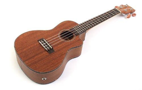 Korala Concert Ukulele: Mahogany Top Cutaway Electric/Electro Acoustic Ukelele